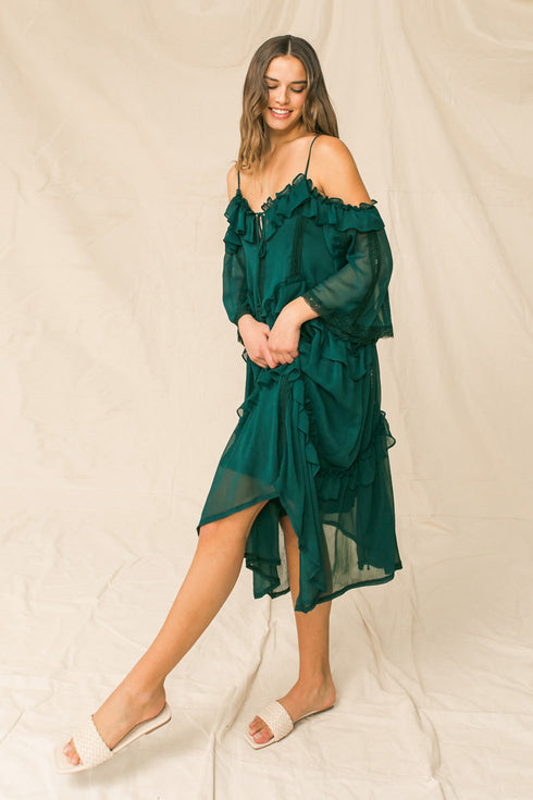 youre-mines-still-ruffled-midi-dress Flying Tomato-Sophia's Style-3